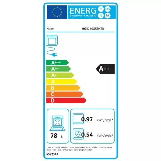 Haier H6 ID46G5SHTB SÜTŐ BEÉPÍTHETŐ ELEKTROMOS