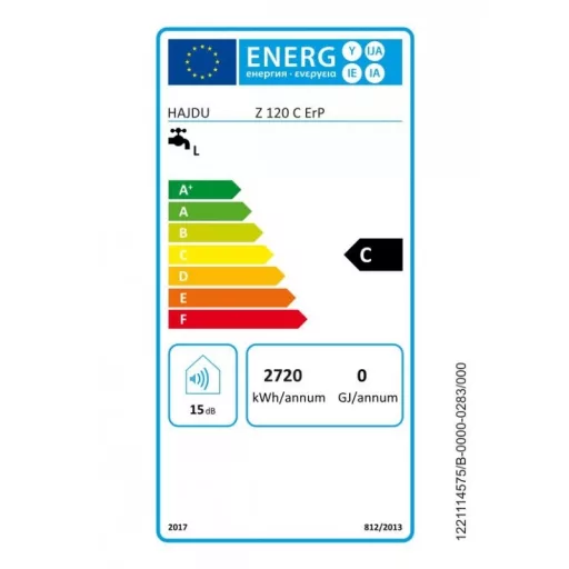 Hajdu Z 120 C ERP FORRÓVÍZTÁROLÓ