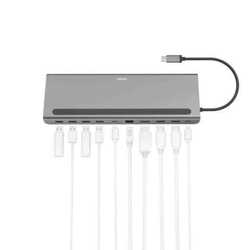 Hama 00200100 USB TYPE-C 10 IN 1 DOKKOLÓ ADAPTER