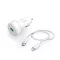 Hama 00201611 AUTÓS TÖLTŐ (PD) 20W+LIGHTNING - USB TYPE-C ADATKÁBEL