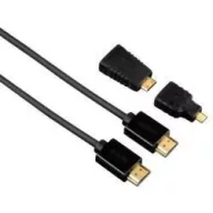   Hama 122227 TL HIGH SPEED HDMI KÁBEL ETHERNETTEL + MICRO/MINI ADAPTER, 1,5M