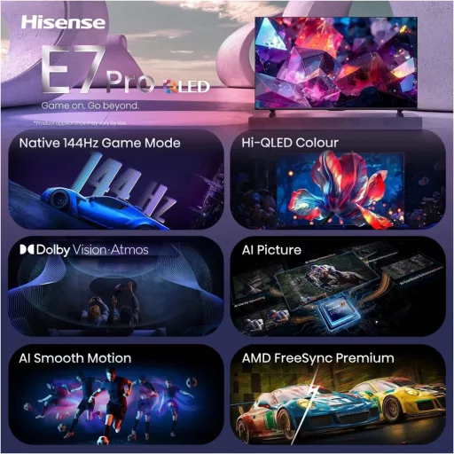 Hisense 85E7SPRO TV 85" 4K UHD SMART QLED