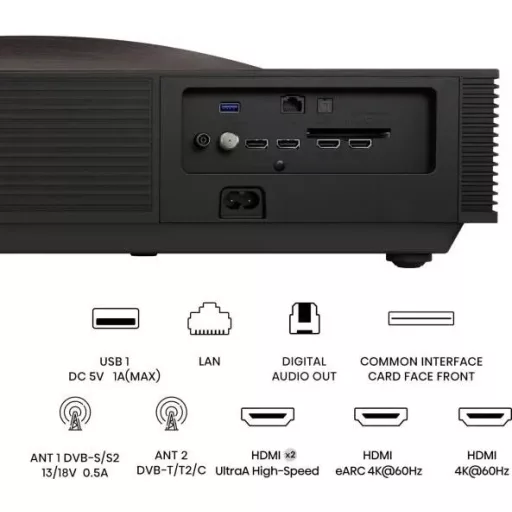Hisense L9Q PROJEKTOR LASER 4K UHD SMART 5000lm, 100"-200