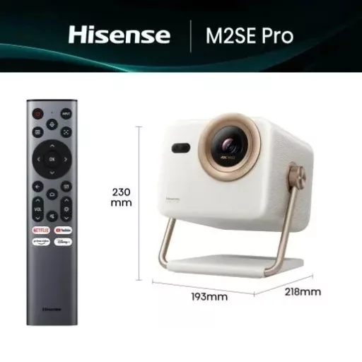 Hisense M2SE PRO PROJEKTOR LASER 4K UHD SMART 1150lm, 65"-200