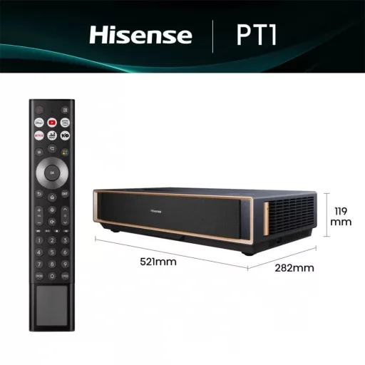 Hisense PT1 PROJEKTOR LASER 4K UHD SMART CINEMA 2500lm, 80"-150