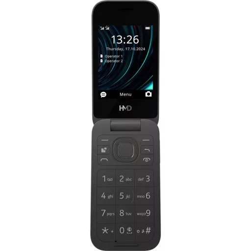 HMD 2660 4G FLIP DS, BLACK DOMINO MOBILTELEFON