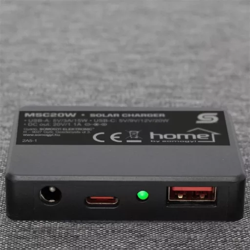 Home by Somogyi MSC20W HORDOZHATÓ NAPELEMES USB TÖLTŐ