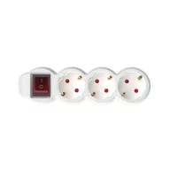   Home by Somogyi NV 3K-10/WH/1,5 3-AS ELOSZTÓ KAPCSOLÓVAL, 10 MÉTER 3X1,5MM2 FEHÉR