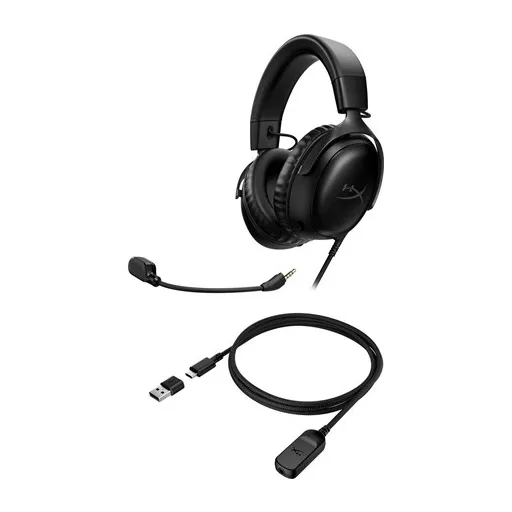 HP HYPERX CLOUD III FEKETE (727A8AA) GAMER HEADSET