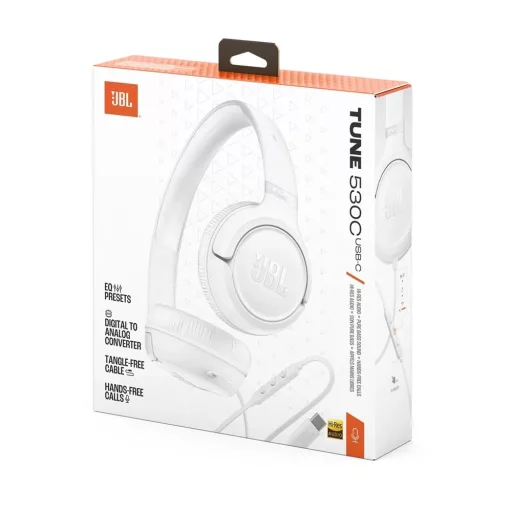 Jbl T530CWHT FEJHALLGATÓ