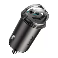   Joyroom C-A35_G AUTÓS TÖLTŐ USB+TYPE-C ALJZAT 45W, PD GYORSTÖLTŐ 3.0