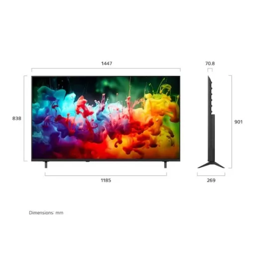 Lg 65QNED72B3B.AEU TV 65" 4K UHD QNED MINI LED AI SMART TV, 2026,WEBOS , HDR10 PRO