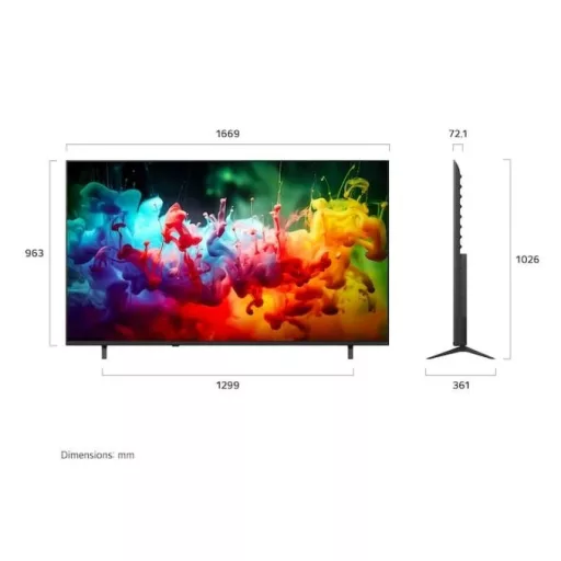 Lg 75QNED70B3A.AEU TV 75" 4K UHD QNED MINI LED AI SMART TV, 2026 ,WEBOS ,HDR10 PRO