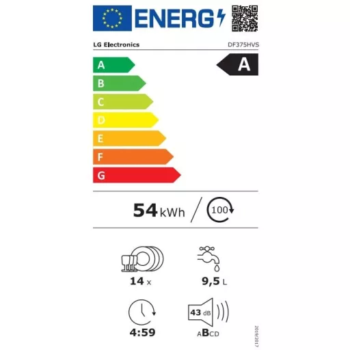 Lg DF375HVS MOSOGATÓGÉP 14 TERÍTÉK GŐZÖS