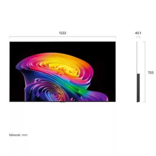 Lg OLED55C61LA.AEU TV 55" 4K UHD OLED EVO AI SMART TV 2026,DOLBY VISION WEBOS  GAMING TV
