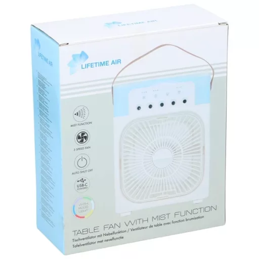 Lifetime Air 871125243610 VENTILÁTOR ASZTALI PÁRÁSÍTÓS