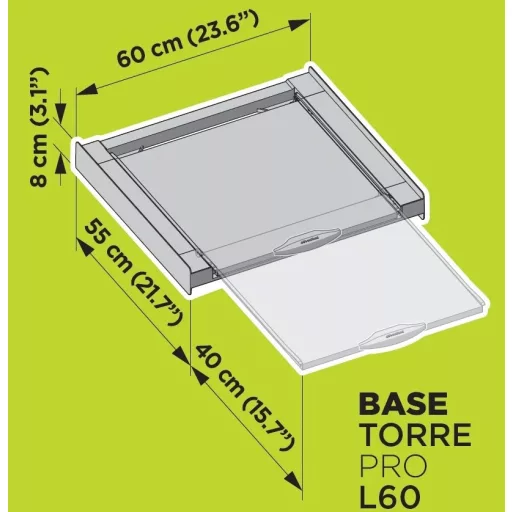 Meliconi 656114 BASE TORRE PRO L60 ÖSSZEÉPÍTŐ KERET