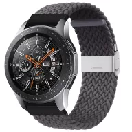   Mybandz 28895 ÁLLÍTHATÓ FONOTT SZÖVET ÓRASZÍJ /SZÜRKE/ 22MM