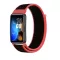 Mybandz 33512 TÉPŐZÁRAS SZÖVET ÓRASZÍJ/PIROS-FEKETE HUAWEI BAND 8