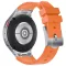 Mybandz 53270 ELEMENT SZILIKON ÓRASZÍJ-SAMSUNG GALAXY WATCH 5-6-7/NARANCS-EZÜST/20MM