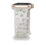   Mybandz 85324 APPLE WATCH PAW SZILIKON ÓRASZÍJ/FEHÉR/40/41/42MM