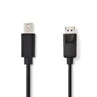 Nedis CCGP37400BK20 MINI DISPLAYPORT - DISPLAYPORT KÁBEL