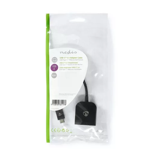 Nedis CCGP64852BK02 USB-C TÍPUSÚ ADAPTERKÁBEL