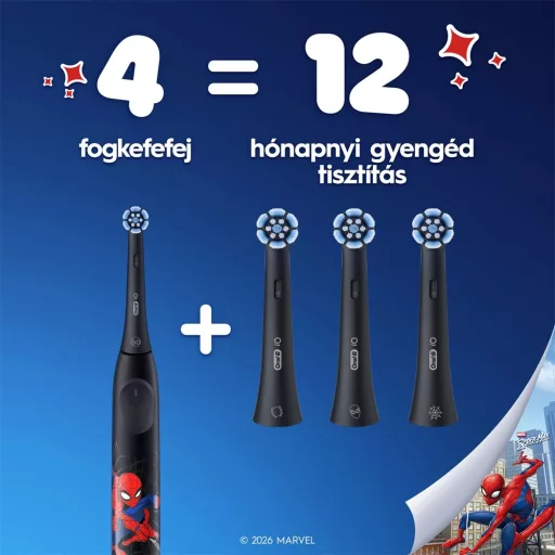 Oral-B IO SPIDERMAN 10PO010476 FOGKEFE PÓTFEJ 4 DB