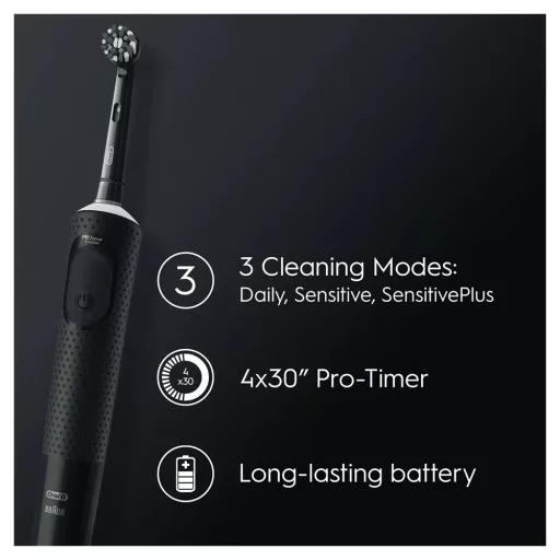 Oral-B D103 FEKETE ELEKTROMOS FOGKEFE