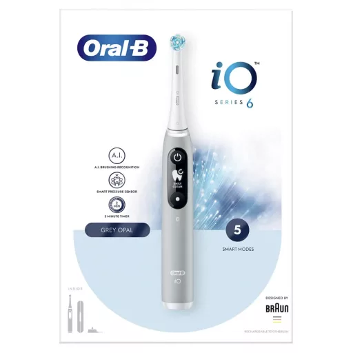 Oral-B IO6 GREY ELEKTROMOS FOGKEFE
