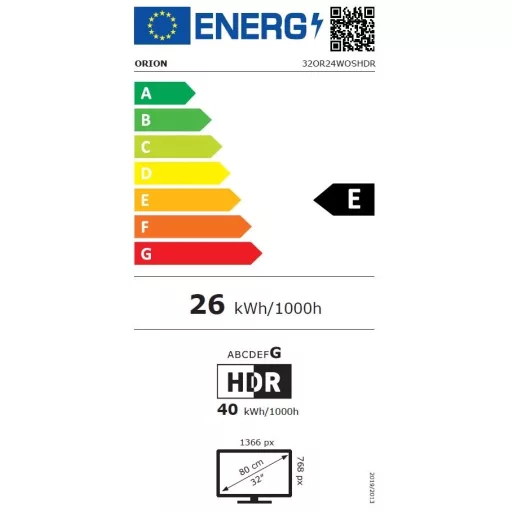 Orion 32OR24WOSHDR TV 32" HD SMART WebOs LED