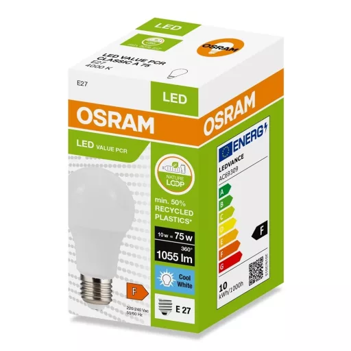 Osram LED-PCR-CLA10E27TF LED FÉNYFORRÁS  10W (75W), 4000K, 1055LM, E27, TERMÉSZETES FEHÉR