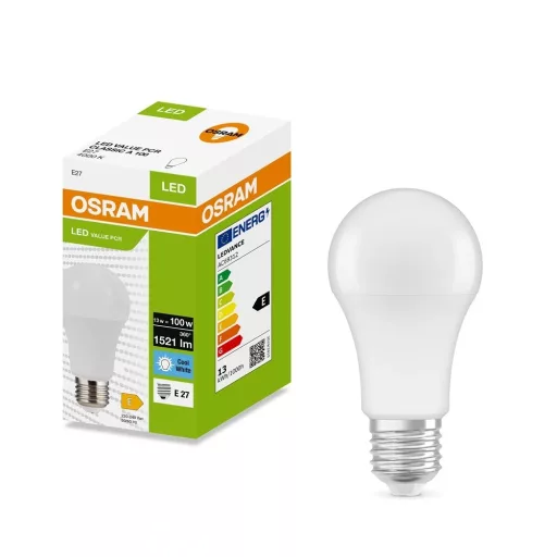 Osram LED-PCR-CLA13E27TF LED FÉNYFORRÁS  13W (100W), 4000K, 1521LM, E27, TERMÉSZETES FEHÉR