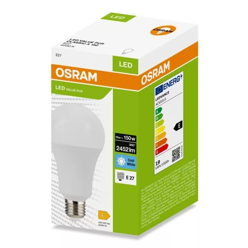 Osram LED-PCR-CLA19E27TF LED FÉNYFORRÁS  19W (150W), 4000K, 2452LM, E27, TERMÉSZETES FEHÉR