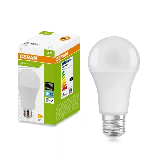 Osram LED-PCR-CLA19E27TF LED FÉNYFORRÁS  19W (150W), 4000K, 2452LM, E27, TERMÉSZETES FEHÉR