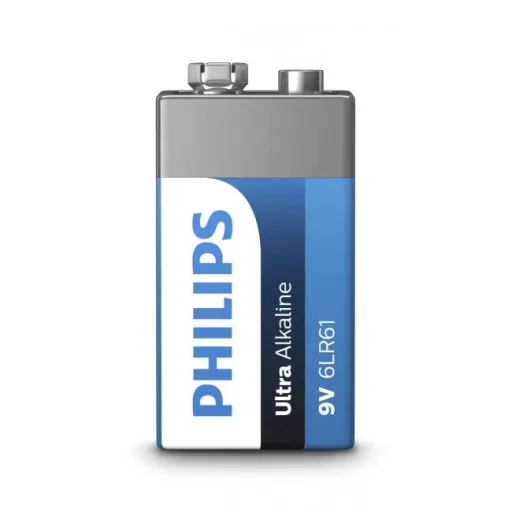 Philips 6LR61E1B/10 ELEM ULTRA ALKALI 9V 1-BLISZTER
