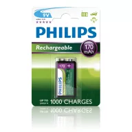 Philips 9VB1A17/10 ELEM TÖLTHETŐ 9V 170 mAh 1-BLISZTER
