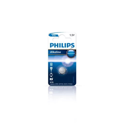 Philips A76/01B GOMBELEM ALKALI LR44 1.5V 1-BLISZTER