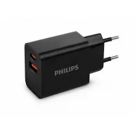   Philips DLP4325AB/12 HÁLÓZATI TÖLTŐ 1*USB-C / PD20W/ és 1*USB-A /QC18W/