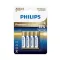 Philips LR03M4B/10 ELEM PREMIUM ALKALI AAA 4-BLISZTER