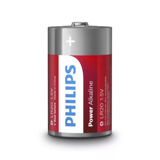 Philips LR20P2B/10 ELEM POWER ALKALI D 2-BLISZTER