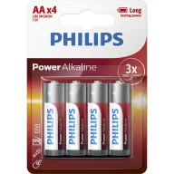 Philips LR6P4B/10 ELEM POWER ALKALI AA 4-BLISZTER