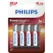 Philips LR6P4B/10 ELEM POWER ALKALI AA 4-BLISZTER
