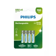 Philips R03B4A70/10 ELEM TÖLTHETŐ AAA 700 mAh 4-BLISZTER