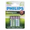 Philips R03B4RTU10/10 ELEM TÖLTHETŐ AAA 1000 mAh 4-BLISZTER (READY TO USE)