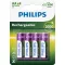 Philips R6B4B260/10 ELEM TÖLTHETŐ AA 2600 mAh 4-BLISZTER