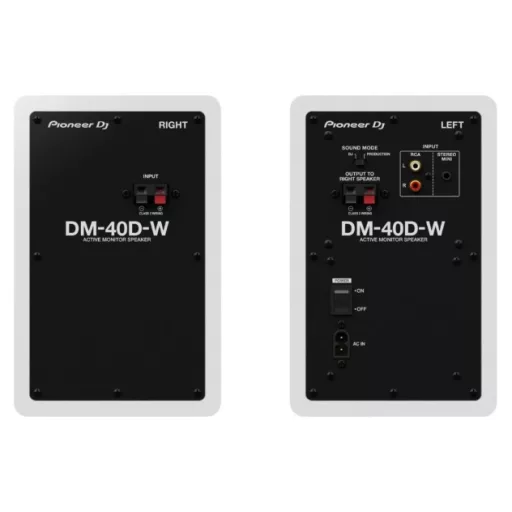 Pioneer DJ DM-40D-W HANGFAL PÁR