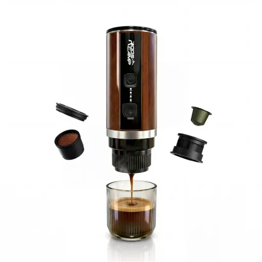 RoosCamp ROOSCOFFEE HORDOZHATÓ KÁVÉFŐZŐ, 7500MAH POWERBANK