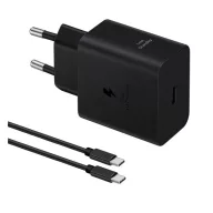   Samsung EP-T4511XBEGEU HÁLÓZATI TÖLTŐ 45W + KÁBEL FEKETE