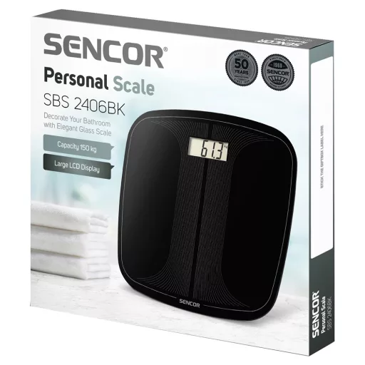 Sencor SBS 2406BK SZEMÉLYMÉRLEG